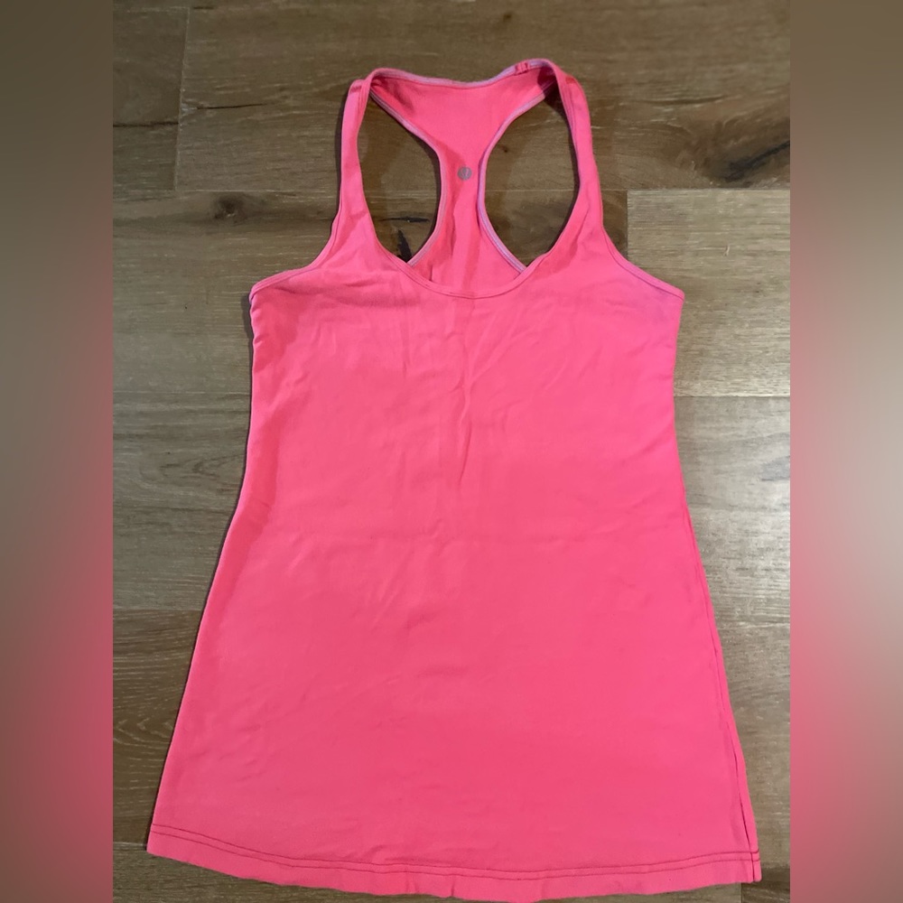 Pink Lululemon tank sz 10